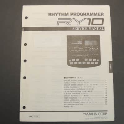 Yamaha RY10 Service Manual [Three Wave Music]