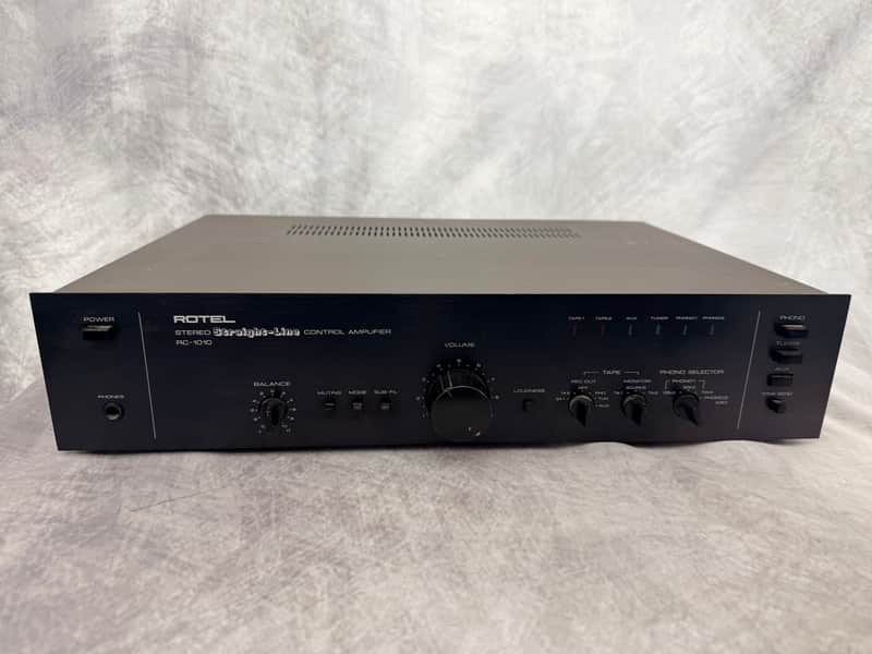Rotel RC-1010 Straght-line control amplifier Japan, preamp vintage MM/MC image 1