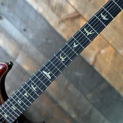 PRS Wood Library Custom 24 Fatback Semi-Hollow! - Satin Copperhead Cherryburst 423667 image 5