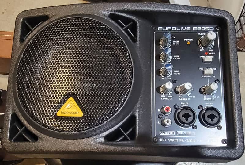 Behringer Eurolive B205D 150-Watt Active PA / Monitor Speaker