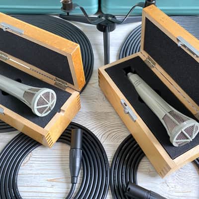 1974 Matched Stereo Pair Of Lomo 19A19 Tube Condenser Microphones w/Consecutive Serial Numbers image 16