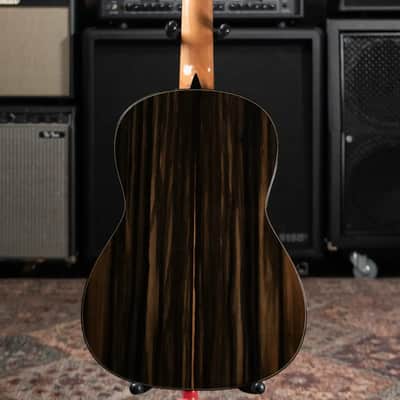 Jose Marques Doubletop Classical Acoustic Guitar - Exotic Ebony, Cedar Top with Hardshell Case image 8