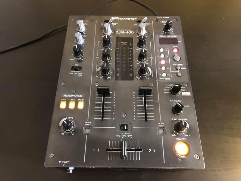 Pioneer DJM-400 2 channel DJ mixer with Effects image 1