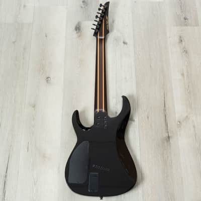 Legator X Series Ninja X7F Multi-Scale 7-String Guitar, Roasted Flame Maple Fretboard, Magma image 8