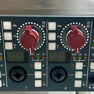 AMS Neve 1073OPX 8-Channel Microphone / Line Preamp 2021 - Present - RAF Blue image 2