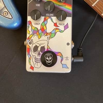 Flattley Boutique Effects Pedals Guitar Silver Range - Crazy Diamond Vibe Pedal image 2