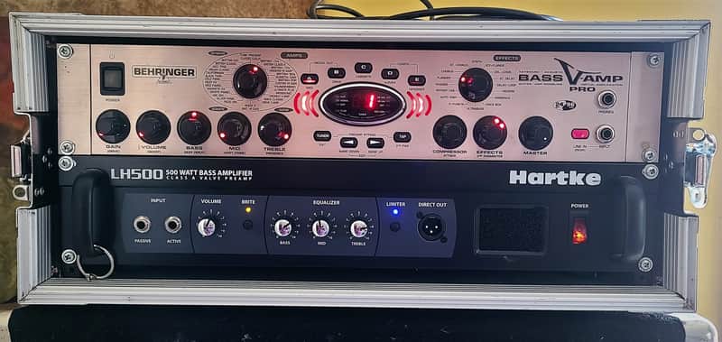 Ampeg USA Bass Cab w/  Hartke LH500 Amp ~ 2020 image 1