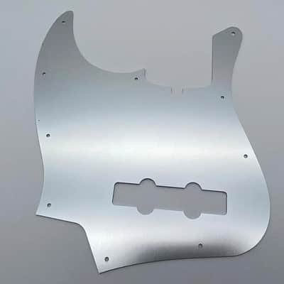 Aluminum Silver Jazz Bass Style Pickguard Scratch Plate image 3