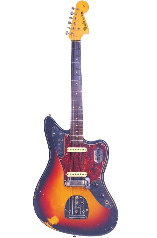Fender Jaguar 1963 - Sunburst - cool sounding and all original Pre-CBS Jaguar with original hard case - check video! image 1