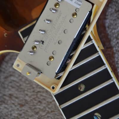 REDUCED! Ibanez Artist 2618 real vintage/made in Japan 1977*rare first series=49 years old! This fine instrument sounds/plays/looks really great*has US-made Seymour Duncan SH4+SH2N pickups that produce a fat vintage LP tone* Bild 23