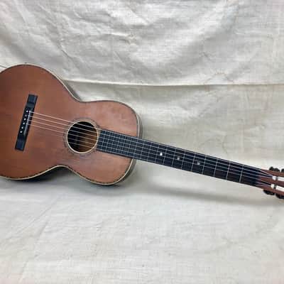 Vintage 1930's Lyon & Healy or Regal Supertone  Acoustic Parlor Guitar Needs TLC & Repair image 1