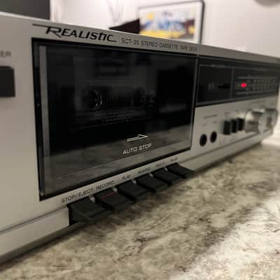 Realistic SCT-35 Stereo Cassette Deck Clean image 5