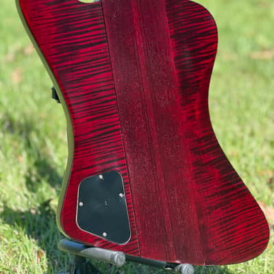 Gibson Nikki Sixx Signature Thunderbird Bass 2012 - Red - w/ snakeskin case...WOW! image 6