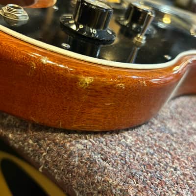 1970's Ovation Breadwinner Brown Mahogany Electric Guitar image 15
