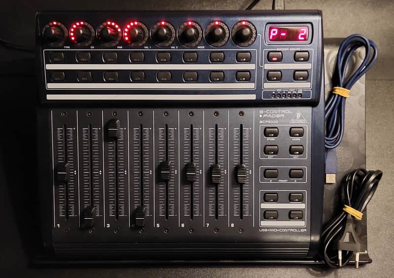 Behringer B-Control BCF2000 MIDI controllers in excellent condition image 1