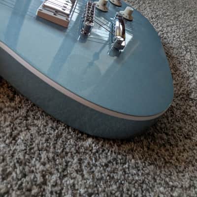 Squier Paranormal Troublemaker Telecaster Deluxe 2024 - Present - Ice Blue Metallic image 6