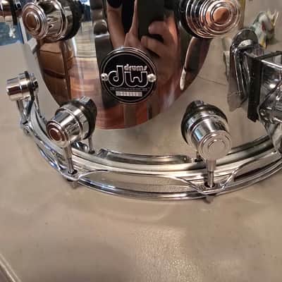 DW Performance Series 8x14" Steel Snare Drum 2010 - Present - Chrome Over Steel image 3