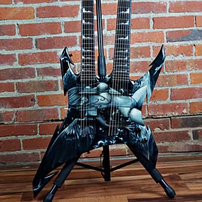 (Video Demo) Jackson USA Custom Shop Pablo Masterbuilt Double Neck 6 & 7 2009 Custom Graphic image 3