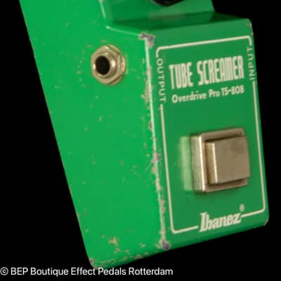 Ibanez TS-808 Tube Screamer with JRC4558D op amp 1981, " R " logo s/n 143679 Japan image 2