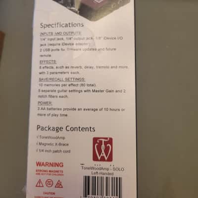 Unplug ToneWoodAmp LEFT HANDED image 3
