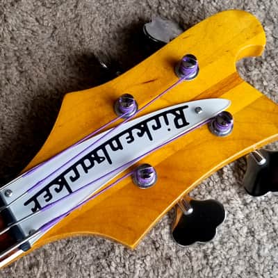 Left-Handed Paul McCartney fretless 4001 Rickenbacker Custom Build Bass image 8