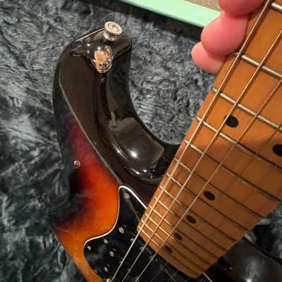 Fender Stratocaster MIM 1995-1996 - Sunburst w/ Texas Special pickups image 7