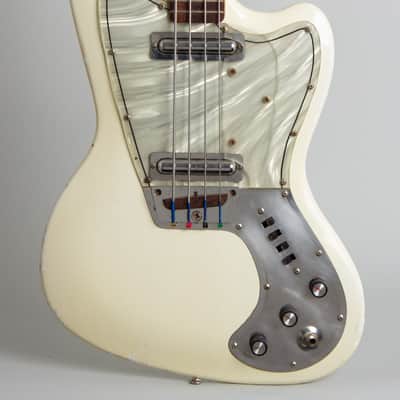 Danelectro  Dane D2B4 Owned by Jeff Tweedy of Wilco Solid Body Electric Bass Guitar (1967), ser. #2017, original black hard shell case. image 3