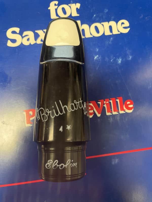 USED Brilhart Ebolin 4* Tenor Mouthpiece w/Lig+Cap image 1