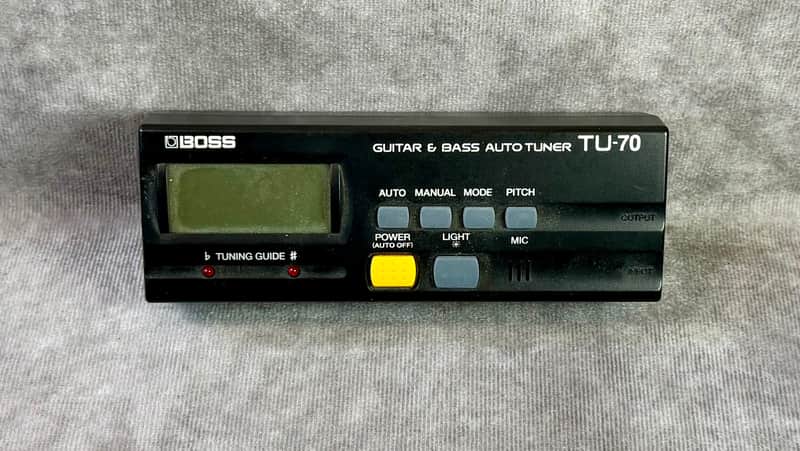 Boss TU-70 Guitar and Bass Auto Tuner - Black image 1
