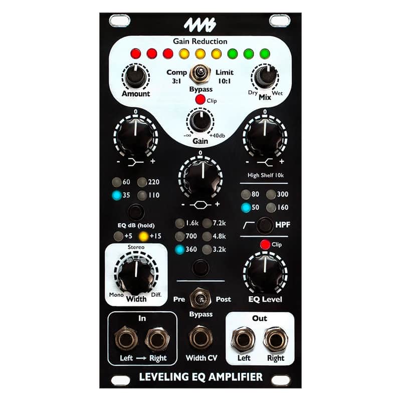 4ms Levelling EQ Amplifier Eurorack Module (LEQA) image 1