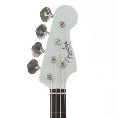 Fender 2023 Collection MIJ Traditional 60s Precision Bass in Olympic White with a Red Competition Stripe [JD23006843] (06/04) image 10