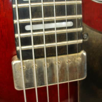 Hagstrom HL550 Hollow-Body Jazz Electric Guitar, Matte Natural Mahogany w/ Case HL-550 image 10