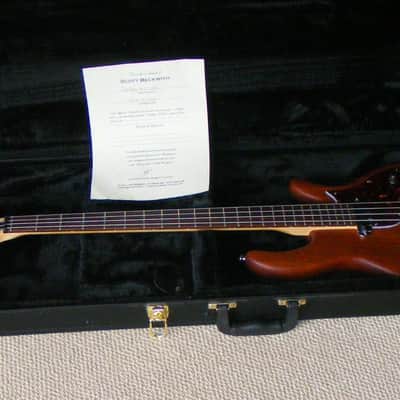 Birdsong Short Scale Bass 2015 Natural Mahogany image 6