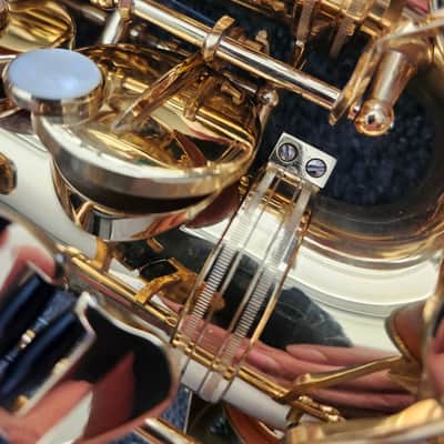 Jean Paul USA AS-660 Academy Intermediate Alto Saxophone- Gold image 7