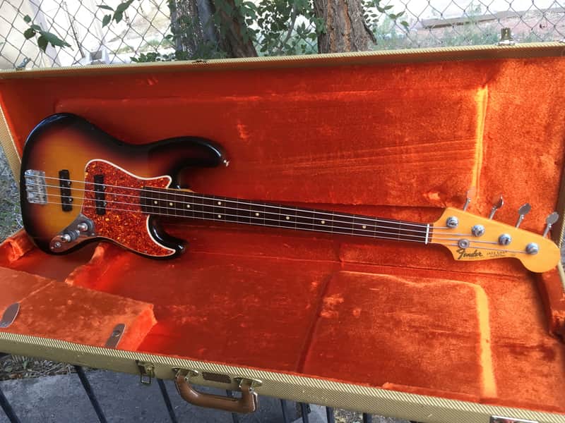Fender American Vintage “Fullerton” reissue '62 Jazz Bass 1982 - 3-Color Sunburst image 1