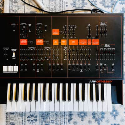 ARP 2823 Odyssey Mark III Monophonic Analog Synthesizer 1979 - 1981 - Black / Orange image 1
