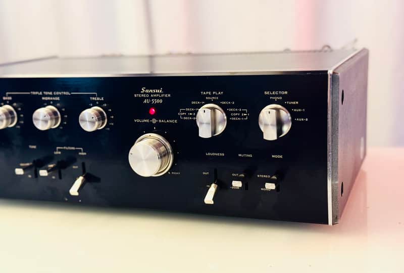 💥💥💥Vintage SANSUI AU-5500 Integrated amplifier - Serviced +