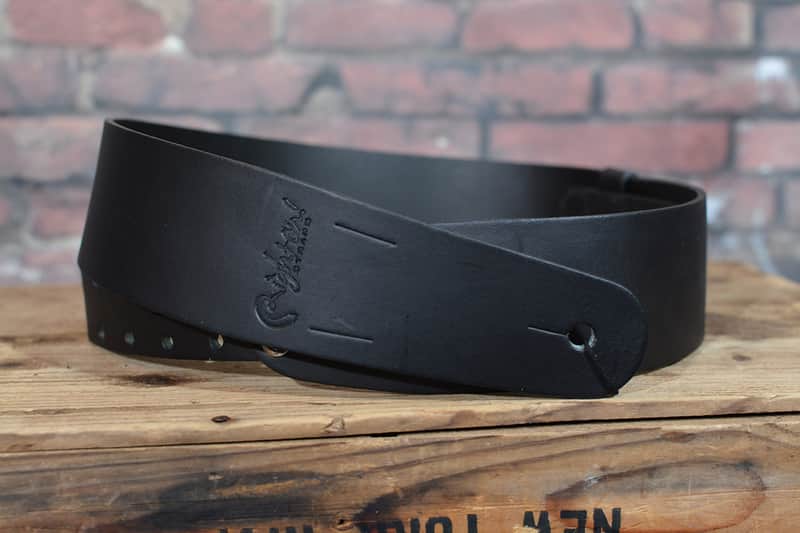 Right On Straps Magic Collection Master Key Premium Leather Guitar Strap Black w Fast Free Shipping image 1