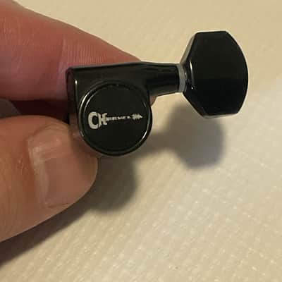 MIM Charvel Pro Mod So Cal Black Tuners Tuning Pegs 6 In Line Dual Pin image 6