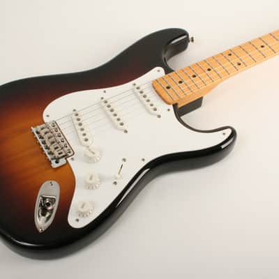 Fender Custom Shop Limited Edition 70th Anniversary 1954 Stratocaster NOS 1-Piece Quartersawn Maple Neck Fingerboard Wide-Fade 2-Color Sunburst XN5508 image 3