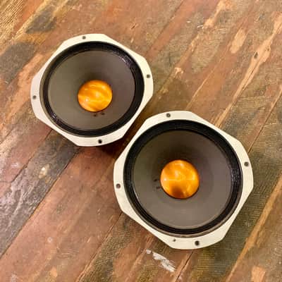 PAIR! - JBL D110f fender guitar loudspeakers 1960’s Orange 10” 8 ohm d110 image 2
