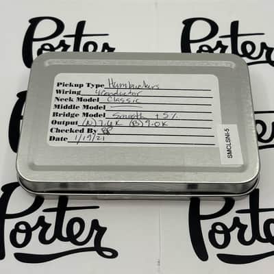 Porter Standard Classic/Smooth +5% Humbucker Pickup Set - Nickel image 2