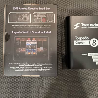 Two Notes Torpedo Captor Loadbox/Attenuator/DI - 8 Ohm 2010s - Black image 3