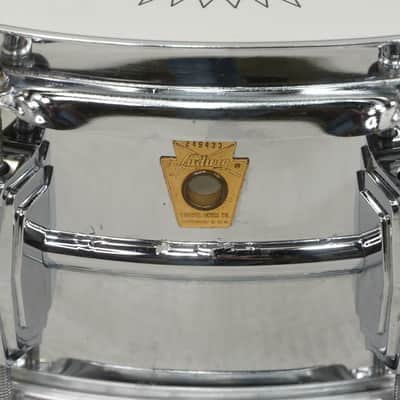 Used Ludwig 14x5 LM400 Supraphonic Metal Snare Drum image 6