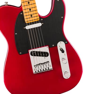 Fender American Ultra II Telecaster Maple Neck Sinister Red with Case image 3
