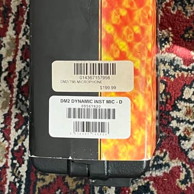 PEAVEY DM-2 DYNAMIC SUPER CARDIOID VOCAL/INSTRUMENT MICROPHONE-Original Box-Open-Unused. ** Plus! ** FREE: (1) New Lo-Z 25' Blizzard "Cool" Cable image 7