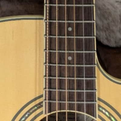 2009 Samick Greg Bennett Design OM-5BCE acoustic-electric guitar with gig Bag image 6
