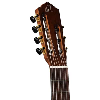 Ortega RCE133-7 - 7-String  - Solid Top Acoustic-Electric Nylon String Classical Guitar - Family Series Pro image 20