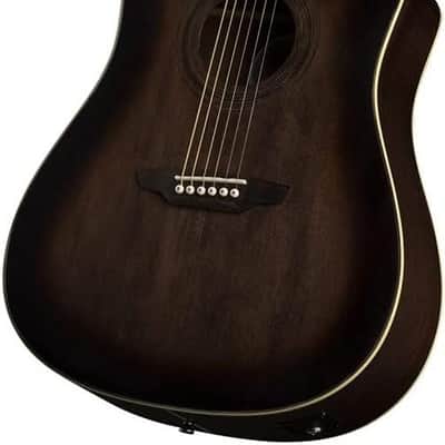 Luna Art Vintage Dreadnought Cutaway A/E - Solid Top (ART V DCE) Bild 3