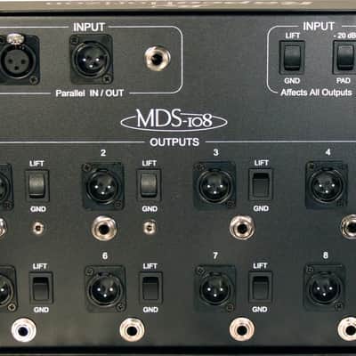 Rapco Horizon MDS-108 8 Channel Media Distribution Box Signal Processor image 2